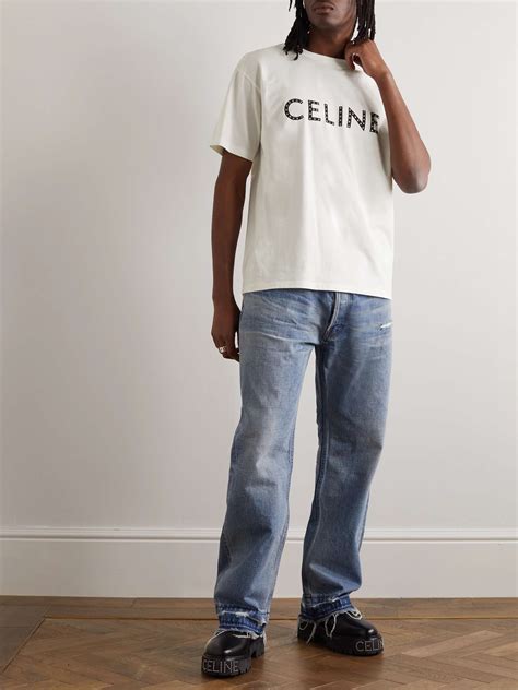 celine mens t shirts|celine denim men's.